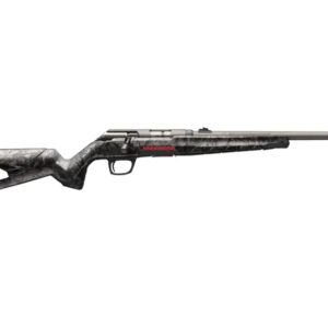 Winchester Xpert SR .22 LR rifle with 16.5-inch threaded barrel and carbon gray skeletonized stock