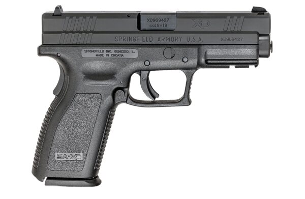 SPRINGFIELD ARMORY XD 9MM BLACK 4" 10+1