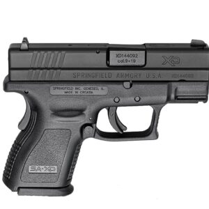 Springfield Armory XD 9mm Sub-Compact 3 inch Black Melonite pistol