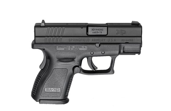 SPRINGFIELD ARMORY XD SUB-COMPACT 9MM BLK 10+1