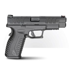 Springfield Armory XDM Elite 9mm 4.5 inch black pistol with fiber optic front sight and two 10-round magazines