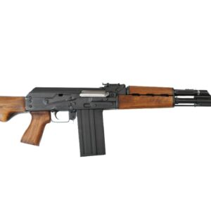 Zastava PAP M77 .308 Win rifle with battleworn wood furniture and black metal finish
