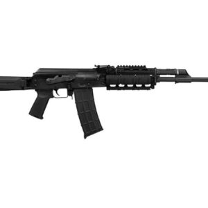 Zastava Arms PAP M90 5.56 NATO rifle with quad rail and Zhukov folding stock, blued finish