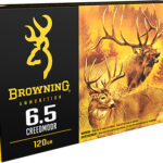 100694 Browning Ammo B192400651 BXS Copper Expansion 6.5 Creedmoor 120 gr Lead Free Solid Expansion Polymer Tip 20 Per Box/ 10 Case