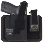 102531 Galco CSBK2L CarrySafe 2.0 Black Nylon Clip-On Fits FN 509 Fits Taurus G2C Fits Glock 17 Gen1-5 Right Hand