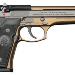 104728 Beretta USA JS92F340M 92 Full Size 9mm Luger Single/Double 4.9" 15+1 Black Synthetic Grip Burnt Bronze Slide