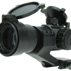 TacFire RD004 RD004 Red Dots Black Anodized 1x30mm 2MOA Red/Green Dual Illuminated Dot Reticle