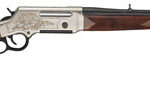 107371 Henry H014D223 Long Ranger Deluxe 223 Rem 5.56x45mm NATO 5+1 20" Blued 20" Round Barrel Nickel-Plated with 24K Gold Inlay Engraved Steel American Walnut Right Hand