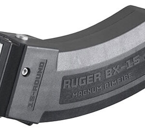 Ruger 90585 BX-15  15rd Magazine Fits Ruger American Rimfire/77 17 HMR/22WMR BX-15 Black
