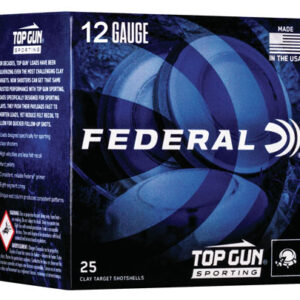 Federal TGS12875 Top Gun  12 Gauge 2.75" 1 oz 7.5 Shot 25 Per Box/ 10 Case