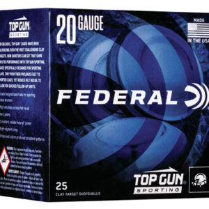 Federal TGS22475 Top Gun  20 Gauge 2.75" 7/8 oz 7.5 Shot 25 Per Box/ 10 Case