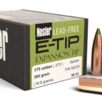 110645 Nosler 59379 E-Tip 375 Cal 260 gr Spitzer Boat Tail/ 50 Per Box