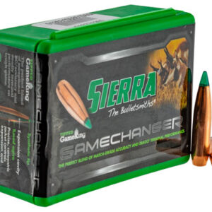 Sierra 4330T Tipped GameKing  6.5 Creedmoor .264 130 gr Hollow Point Boat Tail/ 50 Per Box