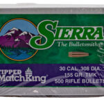 110794 Sierra 7755C Tipped MatchKing 30 Cal .308 155 gr Tipped MatchKing/ 500 Per Box