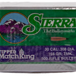 110798 Sierra 7768C Tipped MatchKing 30 Cal .308 168 gr Tipped MatchKing/ 500 Per Box