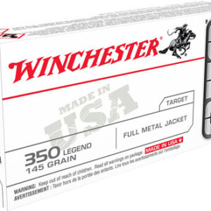 Winchester Ammo USA3501 USA  350 Legend 145 gr Full Metal Jacket 20 Per Box/ 10 Case