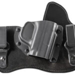 111522 Galco KT826B KingTuk Deluxe IWB Black Kydex/Leather UniClip Fits S&W M&P Shield Right Hand