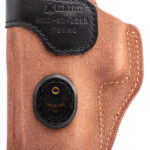 111544 Galco S2226B Scout 3.0 IWB Natural/Black Leather Compatible w/Glock 19X/19 Gen1-5/23 Gen2-5 UniClip/Stealth Clip Mount Ambidextrous