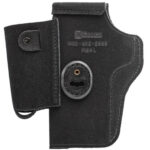 111569 Galco WK2266B WalkAbout 2.0 IWB Black Leather UniClip/Stealth Clip Fits 1911 Fits 4-4.25" Barrel Ambidextrous