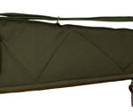 112073 1 Boyt Harness OGC98PL09 Alaskan Rifle Case 48" Waxed OD Green Canvas w/ Brass Hardware & Quilted Flannel Lining for Scoped Rifles