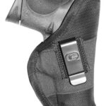 112650 1 Crossfire Shooting Gear CRFGRPCLPSA1C3 The Grip IWB Black Ballistic Nylon Belt Clip Fits Compact 3-3.50" Barrel Ambidextrous