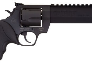 Taurus 2454061RH Raging Hunter  454 Casull 5rd 6.75" Matte Black Oxide Steel Black Rubber with Integrated Red Cushion Insert Grip