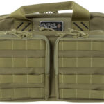 113150 GPS Bags T1312PCT Tactical Quad +2 Tan 1000D Polyester with YKK Lockable Zippers, 8 Mag Pockets, 2 Ammo Front Pockets, Visual ID Storage System & Holds Up To 6 Handguns