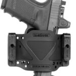 116212 Limbsaver 12507 CrossTech Compact Leather IWB/OWB Black Polymer Belt Clip Ambidextrous