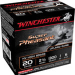 117224 Winchester Ammo X20PH6 Super Pheasant Magnum High Brass 20 Gauge 2.75" 1 oz 6 Shot 25 Bx/ 10 Case