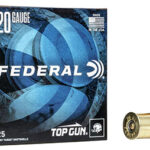 117371 Federal TG2075 Top Gun 20 Gauge 2.75" 7/8 oz 7.5 Shot 25 Per Box/ 10 Case