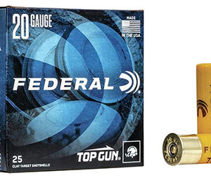 Federal TG2075 Top Gun  20 Gauge 2.75" 7/8 oz 7.5 Shot 25 Per Box/ 10 Case