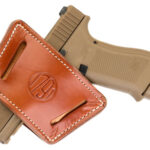 118472 1791 Gunleather UIWCBRA UIW IWB/OWB Classic Brown Leather Belt Clip Fits Most Small-Mid Frame Autos Ambidextrous