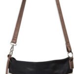 118532 Bulldog BDP070 Hobo Purse w/Holster Black w/Tan Trim PU Leather Most Sm Pistols & Revolvers Ambidextrous Hand