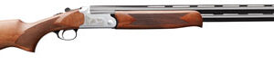 Charles Daly 930197 202  Full Size 12 Gauge Break Open 3" 2rd 28" Blued Vent Rib Barrel, Silver Engraved Steel Receiver, Fixed Walnut Wood Stock