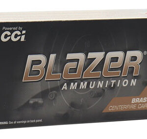 CCI 5221 Blazer Brass Handgun 10mm Auto 180 gr Full Metal Jacket 50 Per Box/ 20 Case