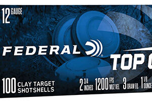 Federal TG1210075 Top Gun  12 Gauge 2.75" 1 1/8 oz 7.5 Shot 100 Per Box/ 2 Case