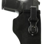 1217 11 Galco TUC164B Tuck-N-Go 2.0 IWB Black Leather UniClip/Stealth Clip Fits S&W J Frame 3" Ambidextrous