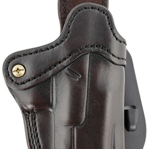 1791 Gunleather ORPDH21SBRR BH2.1 Optic Ready OWB Size 2.1 Signature Brown Leather Paddle Compatible w/Glock 17/Springfield XD/S&W Shield Right Hand