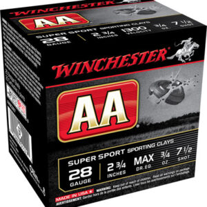 Winchester Ammo AASC287VP AA Sporting Clay 28 Gauge 2.75" 3/4 oz 7.5 Shot 100 Per Box/ 5 Case