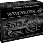 121882 Winchester Ammo SUP22LRB Super Suppressed 22 LR 45 gr Black Copper Plated Round Nose 800 Per Bx/ 2 Case Bulk