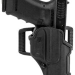 121941 Blackhawk 410713BKR T-Series L2C Non-Light Bearing OWB Black Polymer Belt Loop/Clip Compatible w/Glock 20/21/37/38 Right Hand