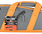 122411 Allen 31732 Springs Compact Youth Rifle Case Fits Scoped Rifles Up To 32", Gray w/Orange Trim, Nylon Lining, Padded Handle, 2 Accessory Pockets