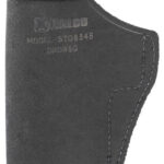 124045 Galco STO834B Stow-N-Go IWB Black Leather Compatible w/ Glock 48/48 MOS/S&W M&P Shield EZ Belt Clip Mount Right Hand