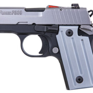 Sig Sauer P238 .380 ACP two-tone pistol with 2.7 inch barrel and SIGLITE night sights