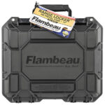 126748 Flambeau 1312SN Range Locker HD Pistol Case Black Polymer Holds Full Size/Multiple Compact Handguns