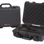 128124 Nanuk 910CLASG7 910 Classic 2 Up Pistol Case Graphite Polymer w/ Latches & Closed-Cell Foam Padding 13.20" L x 9.20" W x 4.10" H Interior Dimensions