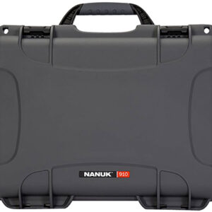 Nanuk 910GLOCK7 910 Glock Compatible 2 Up Pistol Case Graphite Resin w/ Closed-Cell Foam Padding 13.20" L x 9.20" W x 4.10" H Interior Dimensions