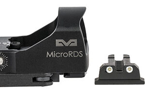 Meprolight USA 88070504 MicroRDS  Black  23x17mm 3 MOA Red Dot Reticle Illuminated S&W M&P Full Size Non Optics Ready