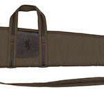 130337 Browning 1415048452 Laredo Shotgun Case Olive w/ Brown Accents Canvas/Leather