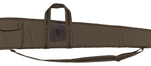 Browning 1415048452 Laredo Shotgun Case Olive w/ Brown Accents Canvas/Leather